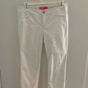 Lilly Pulitzer Kelly Pants White size 4
